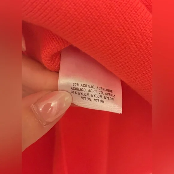 Anthropologie Harlow Neon Orange Coral Sweater Knit Tank - Picture 12 of 15